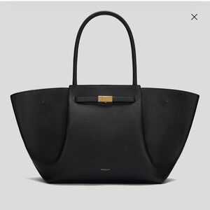 The New York by Demellier London in black leather